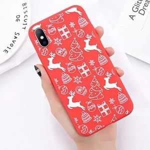 iPhone X XS 7 8 Plus Christmas Cute Case New